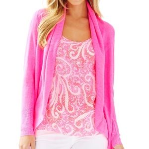 Lilly Pulitzer Pink Cardigan Sweater